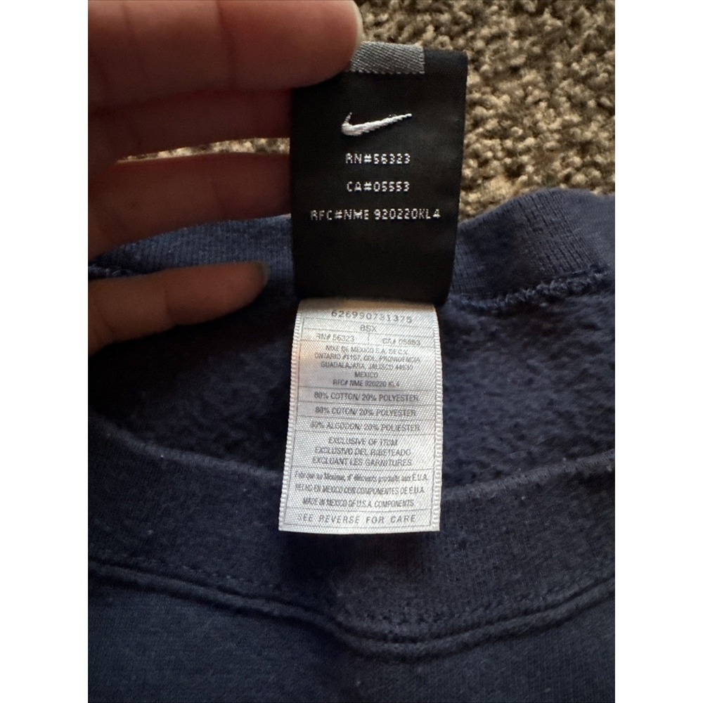 Vintage Nike Golf Navy Sweatshirt Mens Size XXL Embroidered Crewneck Pullover - Picture 8 of 11